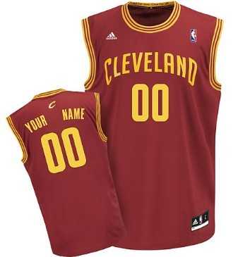 Men & Youth Customized Cleveland Cavaliers Red Jersey->customized nba jersey->Custom Jersey